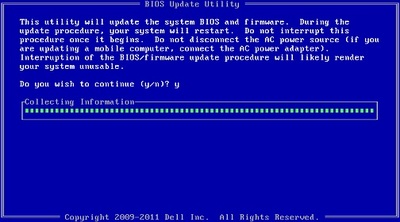 Screenshot: BIOS Update unter DOs